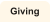Giving